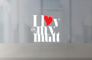 4 inch square window cling